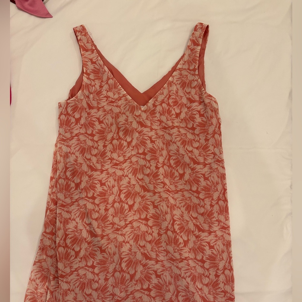 Peachy floral dress